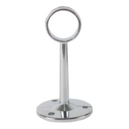 Essentials Rail Centre Bracket Polished Chrome 25mm
