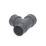 FloPlast MiniFlo Round Downpipe Branch Anthracite Grey 50mm