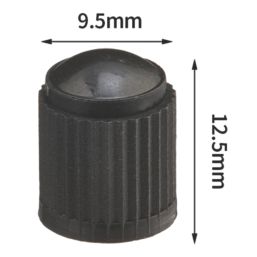 Pearl Consumables Universal Tyre Valve Dust Cap 4 Pack