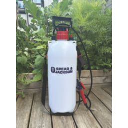 Spear & Jackson  White Pump Action Pressure Sprayer 8Ltr