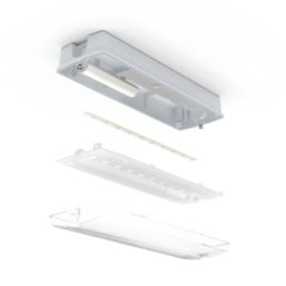 4lite  Indoor & Outdoor Maintained or Non-Maintained Emergency Rectangular LED Bulkhead White 3.5W 167lm