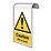 "Caution Men At Work" Sign 500mm x 300mm