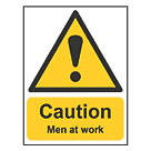 "Caution Men At Work" Sign 500mm x 300mm
