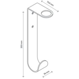 Elland Soap Dispenser Holder Brushed Chrome
