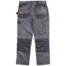 Site Jackal Work Trousers Grey / Black 38" W 34" L