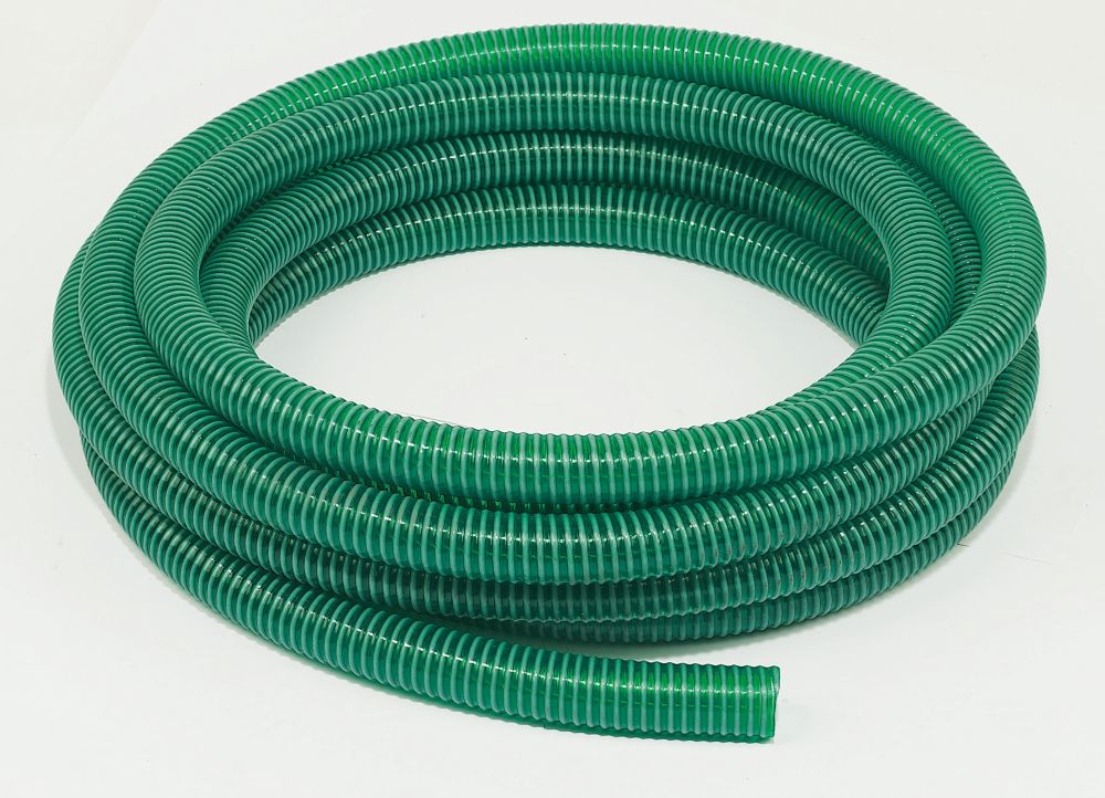 Reinforced Suction/Delivery Hose Green 10m x 2" Screwfix