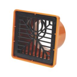 FloPlast Press-Fit Square Grid Hopper 110mm