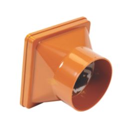 FloPlast Press-Fit Square Grid Hopper 110mm