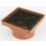 FloPlast Press-Fit Square Grid Hopper 110mm
