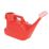 Red Watering Can with Ergonomic Handle 7Ltr