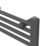 Flomasta 800mm x 500mm 1239BTU Anthracite Flat  Towel Radiator