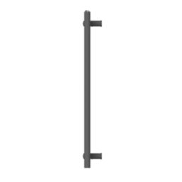 Flomasta 800mm x 500mm 1239BTU Anthracite Flat  Towel Radiator