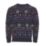 Site Screwfix Christmas Jumper Blue X Large 47.5" Chest