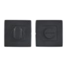 Eclipse  Standard WC Thumbturn Set Matt Black 52mm