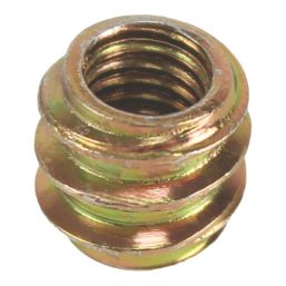 Easyfix Furniture Threaded Sockets M6 x 10mm 4 Pack