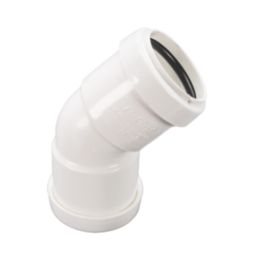 FloPlast Push-Fit Obtuse Bend White 135 (45)° 32mm