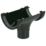 FloPlast  uPVC Round Running Outlet Black 112mm x 68mm