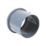 FloPlast  Push-Fit/Solvent Weld Single Socket Pipe Coupler Grey 110mm