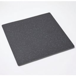 Mottez  Shock-Absorbing Floor Mat Grey / Blue 620mm x 620mm x 12mm