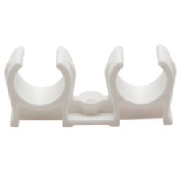 Talon  22mm Double Snap-On Pipe Clips  10 Pack