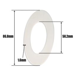 Arctic Hayes Poly Sink Waste Washers 1 1/2" 5 Pack