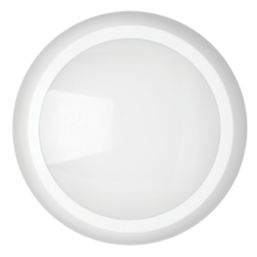 Robus Golf Express Modular Indoor & Outdoor Maintained or Non-Maintained Emergency Round LED Bulkhead Light With Microwave Sensor White 10-18W 1200-2010lm