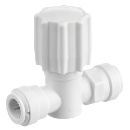 Flomasta  Plastic Push-Fit Stop Cock 15mm