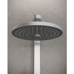 Ideal Standard Alu+ Fixed Rain Shower Head Silver 260mm