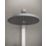 Ideal Standard Alu+ Fixed Rain Shower Head Silver 260mm