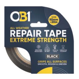 OB1  Repair Tape Extreme Strength Black 20m x 50mm