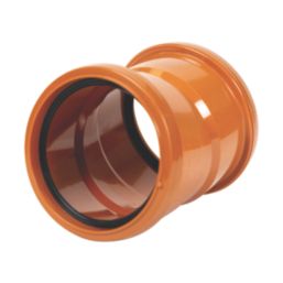 FloPlast Push-Fit 15° Double Socket Bend 110mm