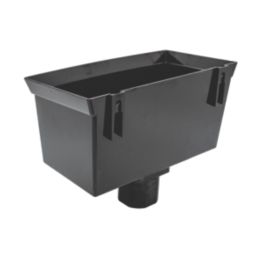FloPlast  Universal Hopper 65-68mm Black