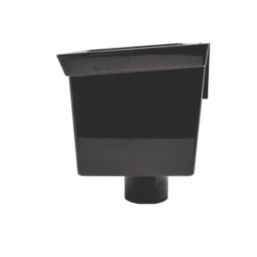 FloPlast  Universal Hopper 65-68mm Black