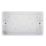 Hager Sollysta WMPB2/28  2-Gang Surface Pattress  Back Box 28mm
