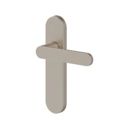 Cooke & Lewis Maugan Lever on Backplate Door Handles Pair Satin Nickel