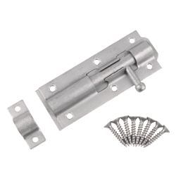 Smith & Locke Gate Bolt Silver 102mm