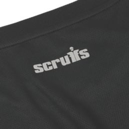 Scruffs Tech Short Sleeve T-Shirt Black 3X Large 53-56" Chest