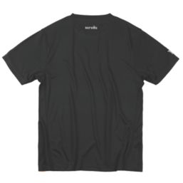 Scruffs Tech Short Sleeve T-Shirt Black 3X Large 53-56" Chest