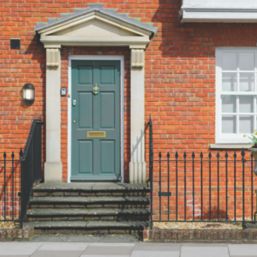 4lite  Outdoor LED IP65 Wall Lantern With PIR Sensor Black 8W 400lm