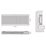 Flomasta 500mm x 1100mm 4312BTU White Type 21 Convector Radiator