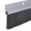 Essentials Draught Excluder Silver 1m