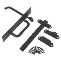 GateMate Suffolk Latch Black 200mm