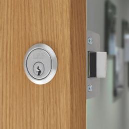 ERA  Night Latch Replacement Cylinder Satin Chrome 32.5mm