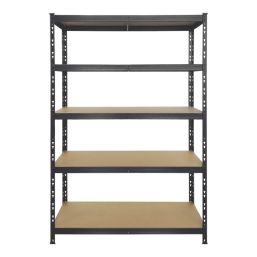 Essentials  5-Tier Metal Shelving Unit 1200mm x 400mm x 1800mm