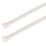 Essentials Non Fire Rated Easy Release Cable Ties Natural 40cm x 0.75cm 100 Pack