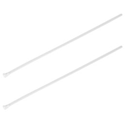 Essentials Non Fire Rated Easy Release Cable Ties Natural 40cm x 0.75cm 100 Pack