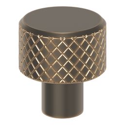 Smith & Locke Damgan Cabinet Knob Antique Brass 25mm