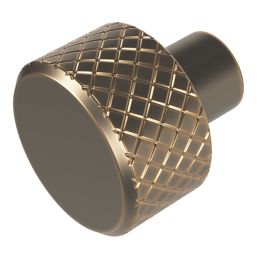 Smith & Locke Damgan Cabinet Knob Antique Brass 25mm