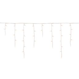 1080 LED Indoor & Outdoor Very Warm White Icicle Christmas Lights