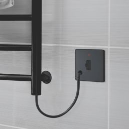 British General Evolve 13A Unswitched Fused Spur with LED Grey with Black Inserts